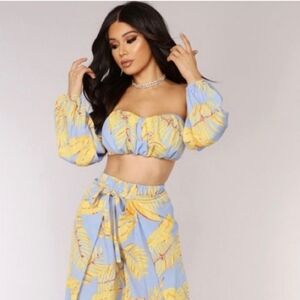 Fashion Nova Beach Two-Piece Set